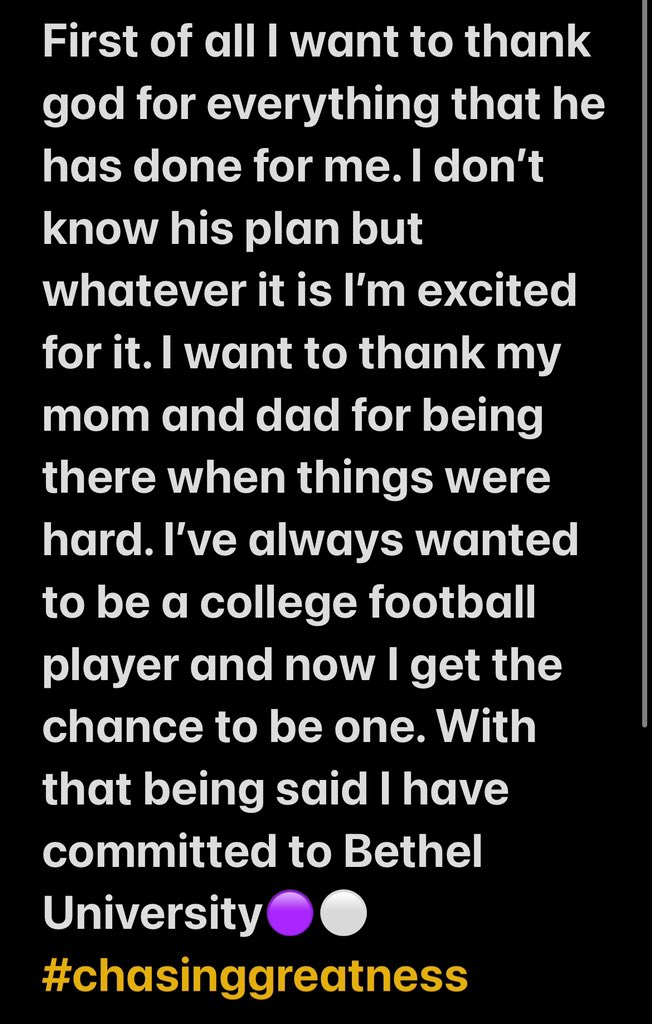 Knox Kremblas (@knoxkrem) on Twitter photo Thank you for the opportunity. And can’t wait to be there! @CoachDaniels_BU <a href="/BU_FootballTN/">Bethel University Football (TN)</a> Thank you for the opportunity. And can’t wait to be there! @CoachDaniels_BU <a href="/BU_FootballTN/">Bethel University Football (TN)</a>