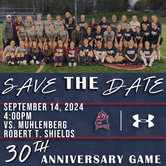 FDUWSOC's tweet photo. ๐ ๐ฎ๐ฟ๐ธ ๐ฌ๐ผ๐๐ฟ ๐๐ฎ๐น๐ฒ๐ป๐ฑ๐ฎ๐ฟ๐, ๐๐ฒ๐๐ถ๐น๐! ๐
This upcoming season marks the 30th year of womenโs soccer at FDU! We welcome all alumni, former coaches and staff back to be recognized at halftime!
Registration ๐ coming soon!
#onceadevilalwaysadevil
๐๐ค๐ผ๐ฅ https://t.co/sXU4BMYcyd