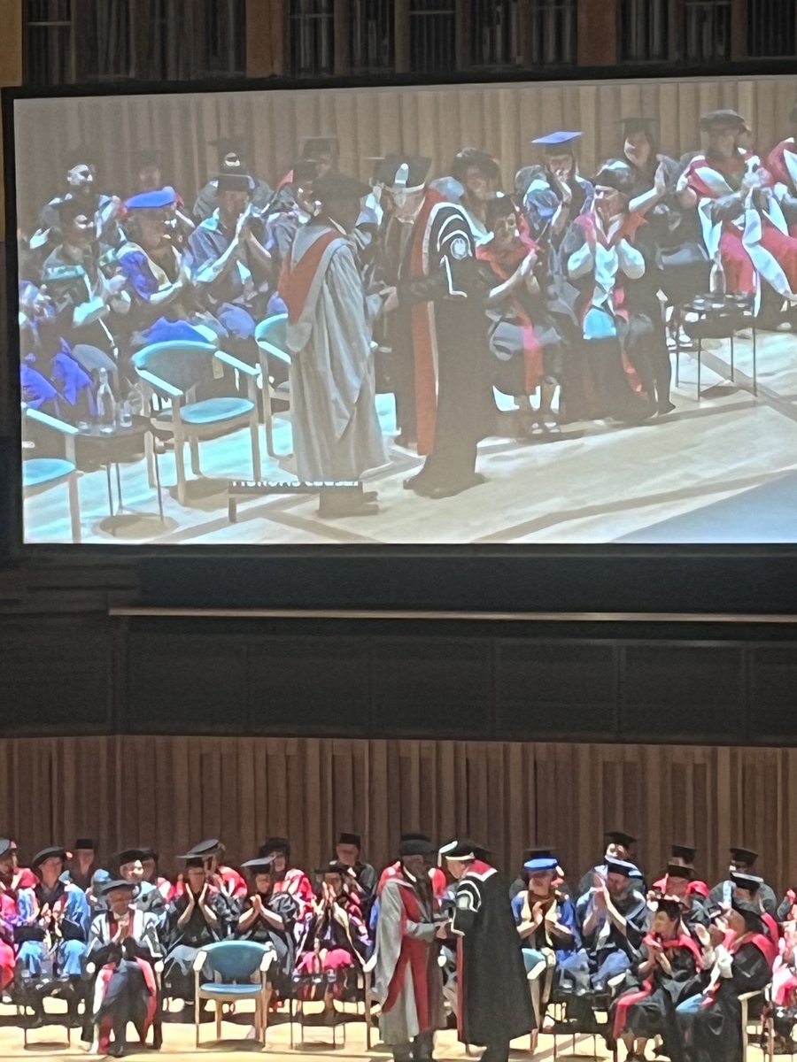 Thrilled (and surprised) to be at the award of Guy Bailey’s honorary degree today <a href="/UWEBristol/">UWE Bristol</a>. 

Guy is credited with bringing about the 1965 Race Relations Act following his Bristol bus boycott. 

A true civil rights hero (and I got to meet him). 1/2