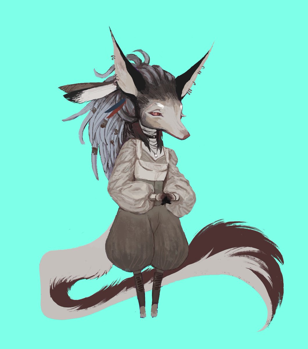 ClearyKaitlin's tweet photo. #artfightattack for kiseru of Ghislaine https://t.co/U6dJnebkEW