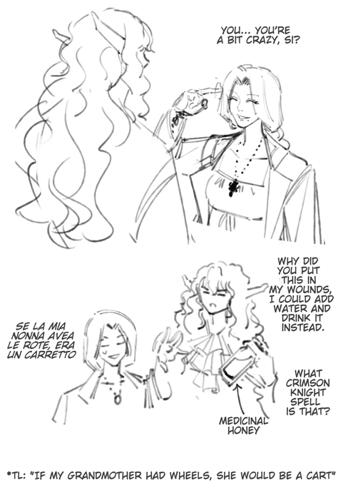 talking to funni dottoressa 