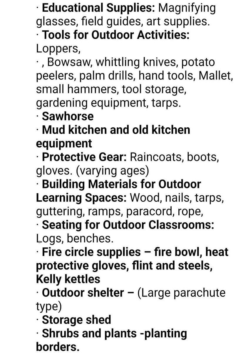 Can anyone in the #Trowbridge area please repost this? We're looking for Forest School donations ready for September. 😁 Thank you!