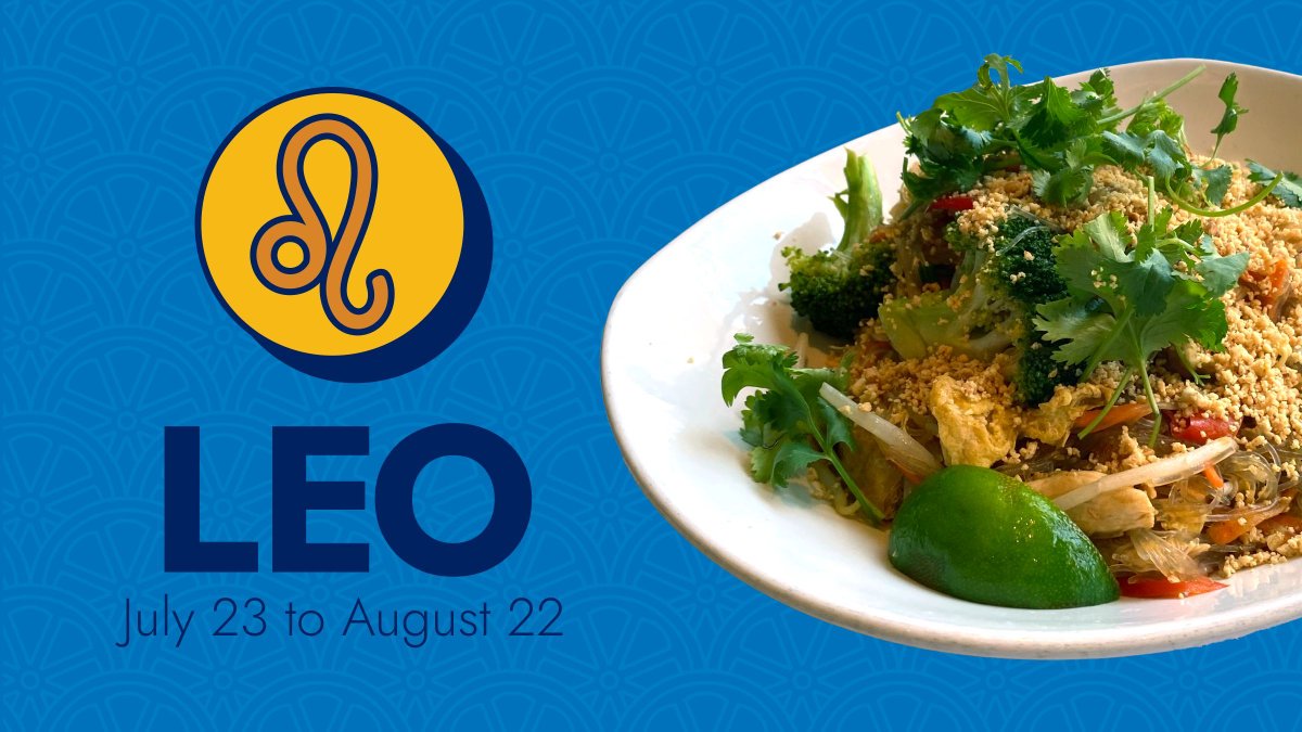 It's #LeoSeason! 🦁 ♌️ This month is all about stepping into the spotlight and showcasing your vibrant personality.

LUCKY DISH: Indulge in the Bangkok Stir Fry to bring a dash of #goodfortune to your month. It's the perfect blend of spices and fresh ingredients! 🔮 🍽️ #toronto
