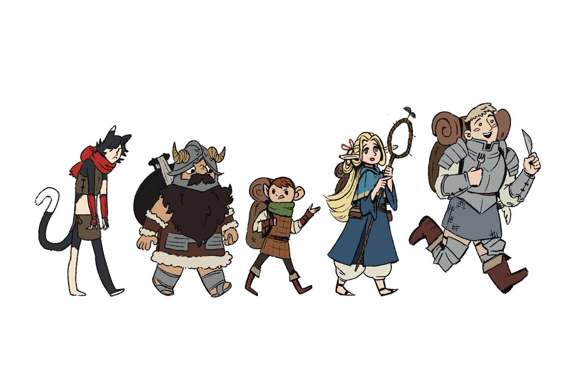 ClearyKaitlin's tweet photo. #dungeonmeshi #dungeonmeshifanart https://t.co/bc1GkqtuXR