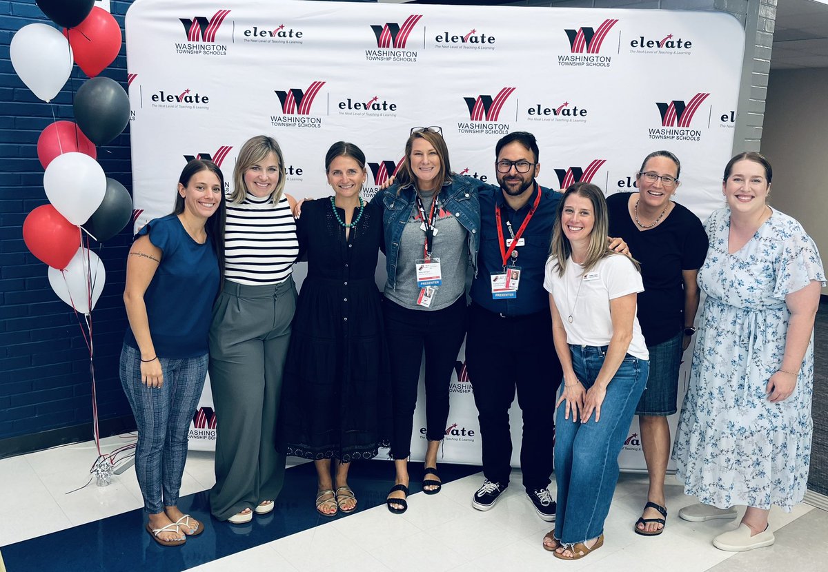 The <a href="/msdwt/">Washington Township Schools</a> middle school instructional coach team leading and learning at the 2nd annual #ElevateWT summer conference! #WhyWT