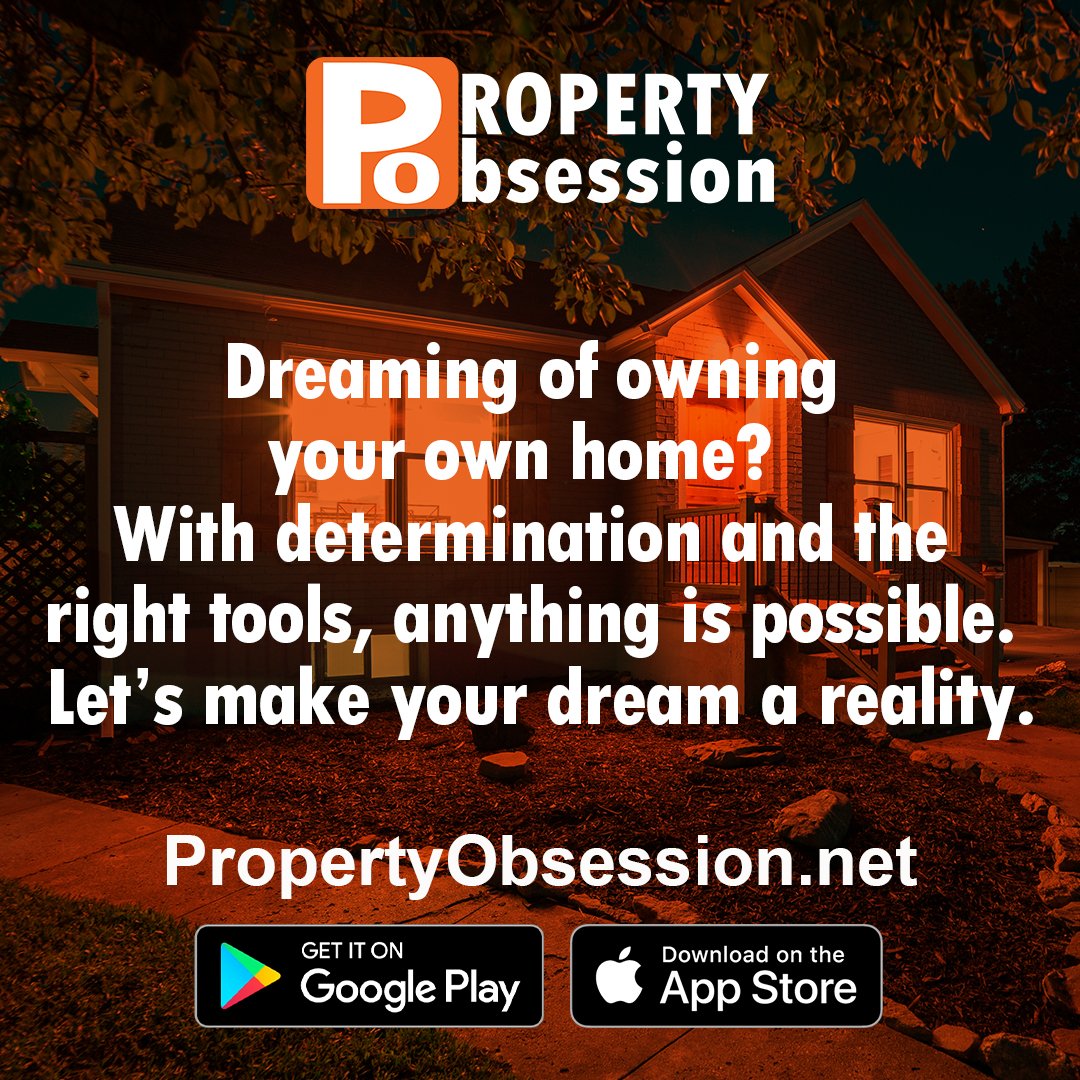 propobsenet's tweet image. Make your DREAM of home ownership into REALITY with the Property Obsession app today.

For more information and to download click here: PropertyObsession.net

#RealEstateAgentLife #ContractorCommunity #iOSAppDevelopment #AndroidAppDesign #PropertyInvestment #HomeRenovation