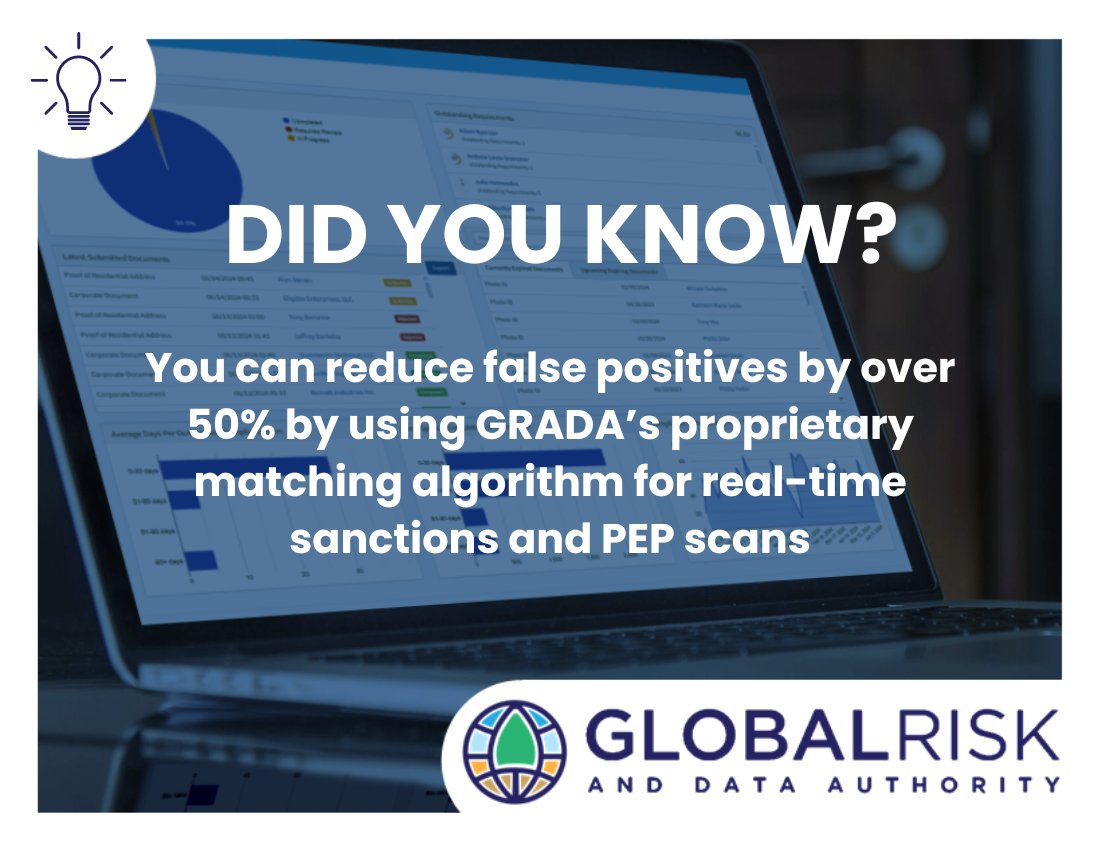 Gain confidence in your compliance, with GRADA.
#compliance #kyc #aml