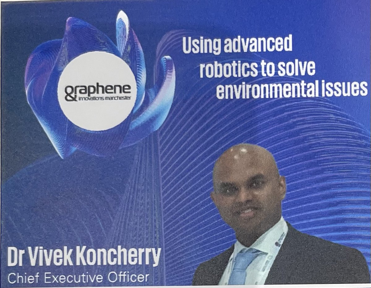 Staying in the North it's time for our penultimate finalist @grapheneinnovationsmanchester