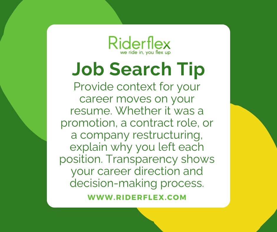 riderflex.com

#JobHunting #CareerAdvice #ResumeTips