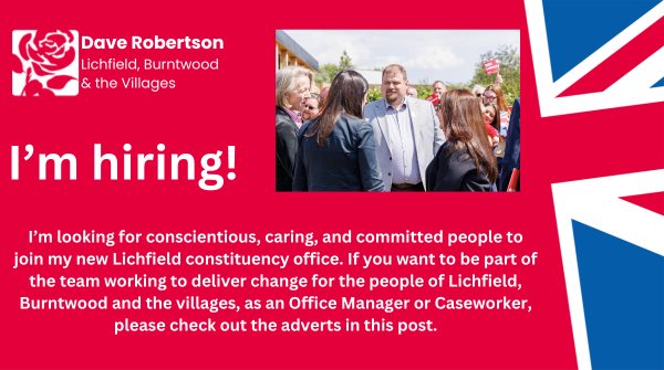 Dave for Lichfield, Burntwood & the Villages tweet media