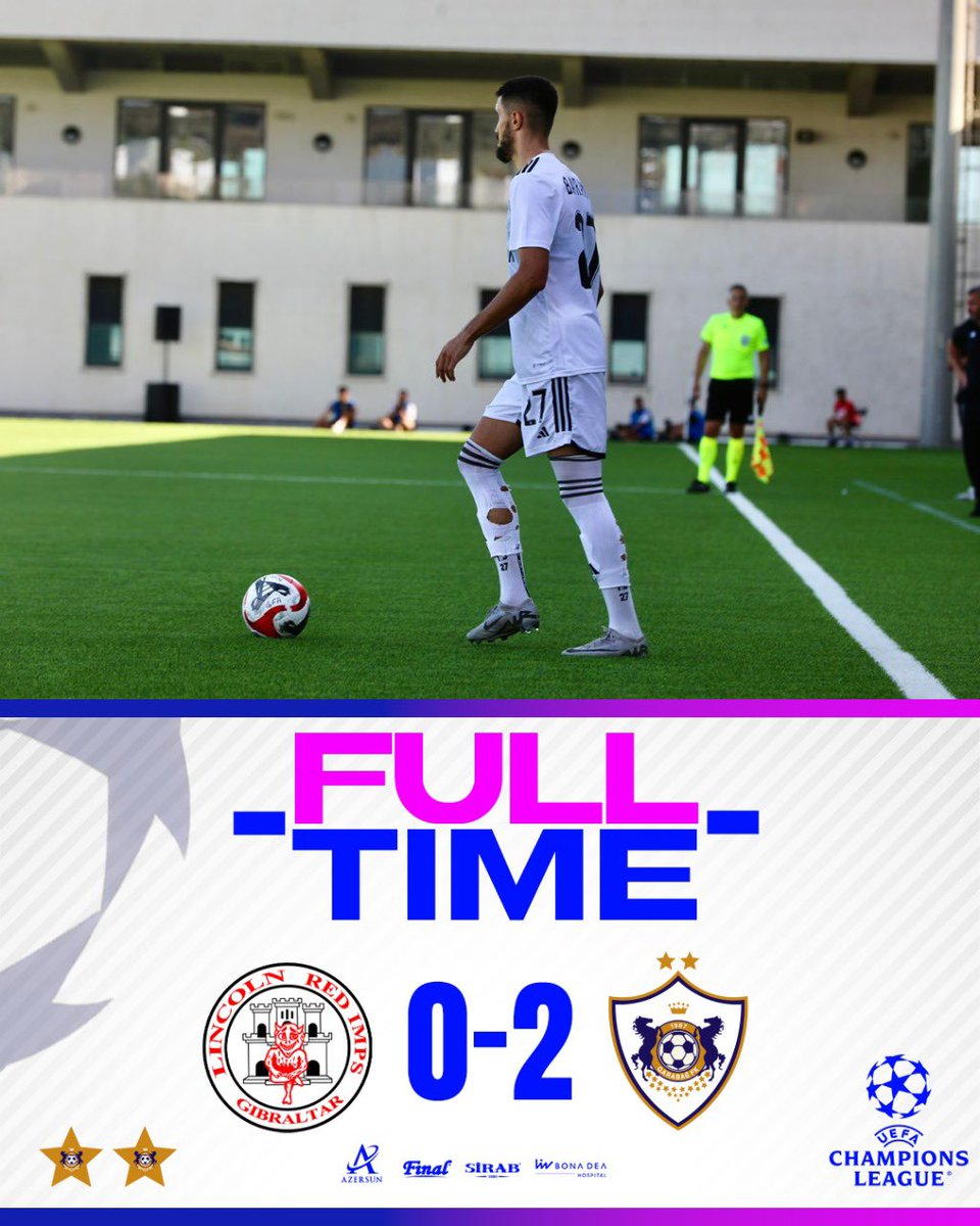 FKQarabagh's tweet photo. 🔥FULL TIME🔥
#UCL #LINQAR https://t.co/cHd50oIWQG