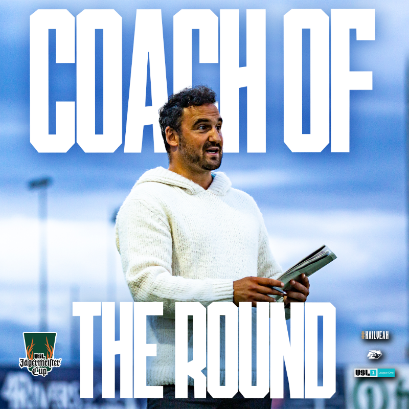 nocohailstormfc's tweet photo. Sitting on 🔝 of our #USLJägermeisterCup group. We have these 4 to thank for a great performance on Friday! 

And our boss, @EamonZayed, earned his second Coach of the Round honor this year! 

How bout a huge #HailYeah for these guys 💪⛈️ Read more by clicking the images below!