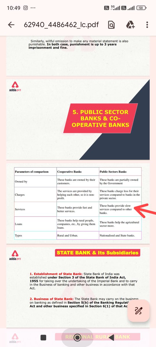 <a href="/adda247live/">Adda247</a> Your CAIIB study Material of BRBL subject defaming Public sector Banks in service comparison which is not at all correct and factual. We Demand to Remove such statements from your study material immediately.
#AIBEA