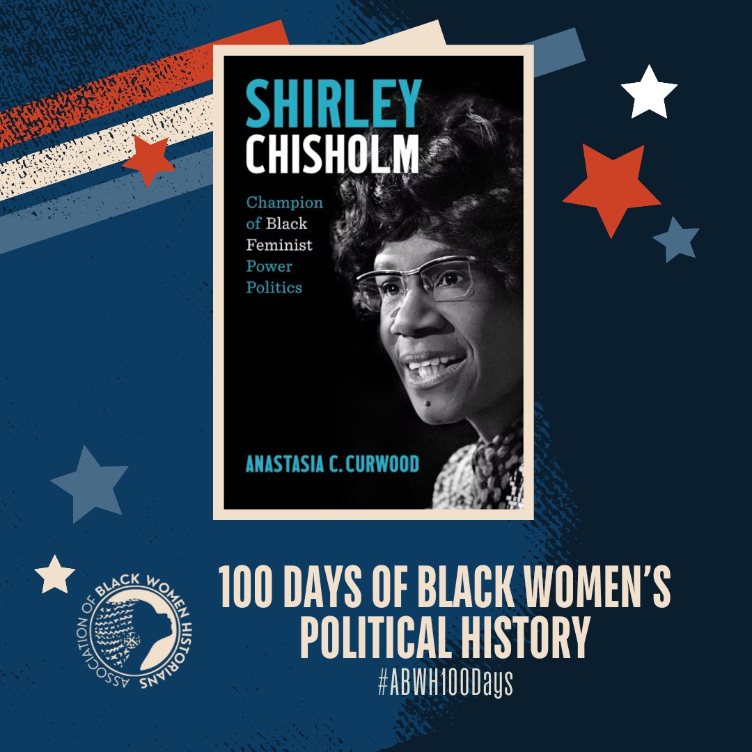 ABWH Truth (@abwhtruth) on Twitter photo For 100 days, @abwhtruth will feature works by our members that explore aspects of Black women’s political history and culture. #ABWH100Days
Day 1: <a href="/CurwoodA/">Anastasia Curwood</a>, Shirley Chisholm: Champion of Black Feminist Power Politics
anastasiacurwood.wordpress.com For 100 days, @abwhtruth will feature works by our members that explore aspects of Black women’s political history and culture. #ABWH100Days
Day 1: <a href="/CurwoodA/">Anastasia Curwood</a>, Shirley Chisholm: Champion of Black Feminist Power Politics
anastasiacurwood.wordpress.com