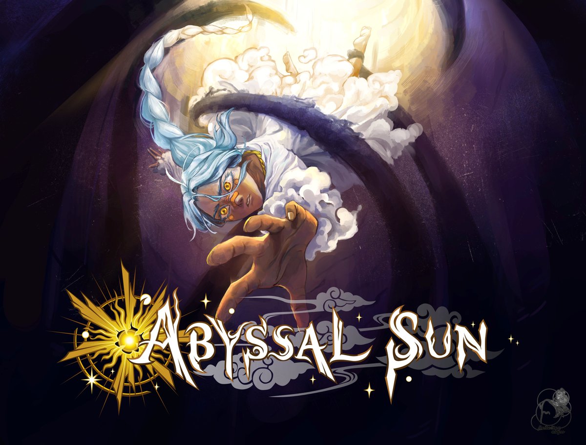 KarasuNei's tweet photo. And yes, Abyssal Sun's still very much in development! We just grossly unrestimated how complex #rpg development is 🤣🤡😭 and it's taking longer to get our vision done! We have gone through an art overhaul and a storyboard overhaul, and we can't wait to show you what's in store! https://t.co/HGCtAFzhEh