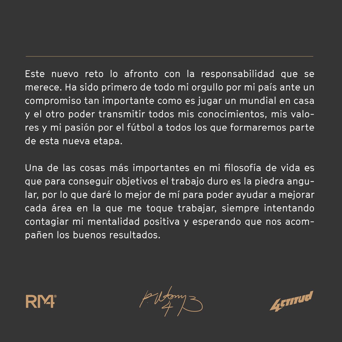 RafaMarquezMX's tweet photo. MI DECISIÓN https://t.co/qLoheez422