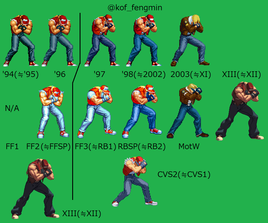 I LOVE both Capcom and SNK, but looking at these sprites it's