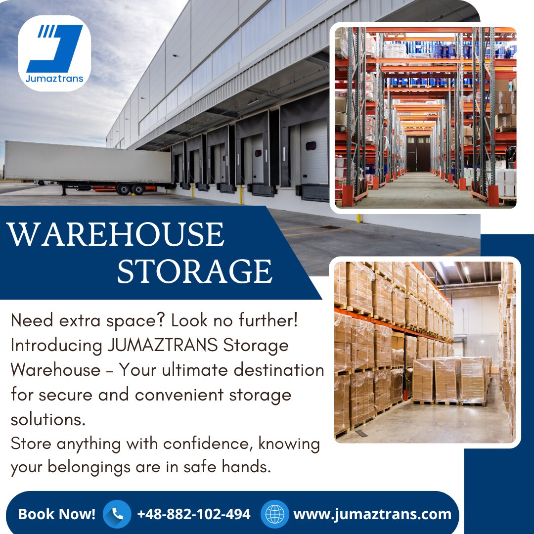 jumaztrans's tweet image. #WarehouseStorage #StorageSolutions #StorageOrganization #WarehouseManagement #StorageFacility #WarehouseSpace #StorageIdeas #WarehouseDesign #StorageTips #WarehouseSafety #StorageSystem #WarehouseAutomation #StorageSpace #WarehouseEfficiency #StorageManagement #WarehouseLogistic