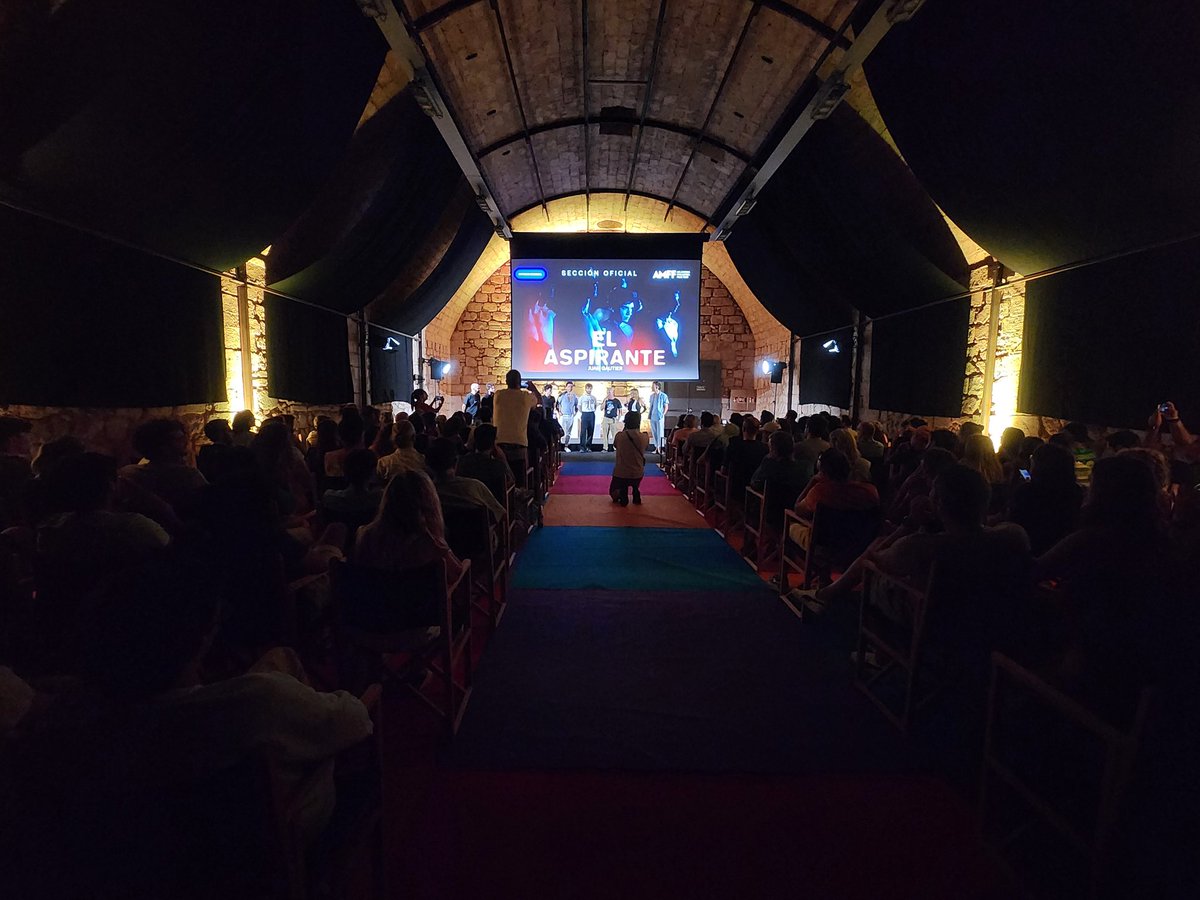 Y llega la premiere mundial de El aspirante con llenazo absoluto en <a href="/esbaluardmuseu/">Es Baluard Museu</a> y el equipo de la película al completo💥