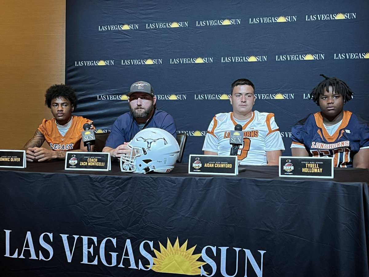 lvsunsports's tweet photo. .@LegacyHornsFB is with us
now! https://t.co/LC8QWHwQ05
