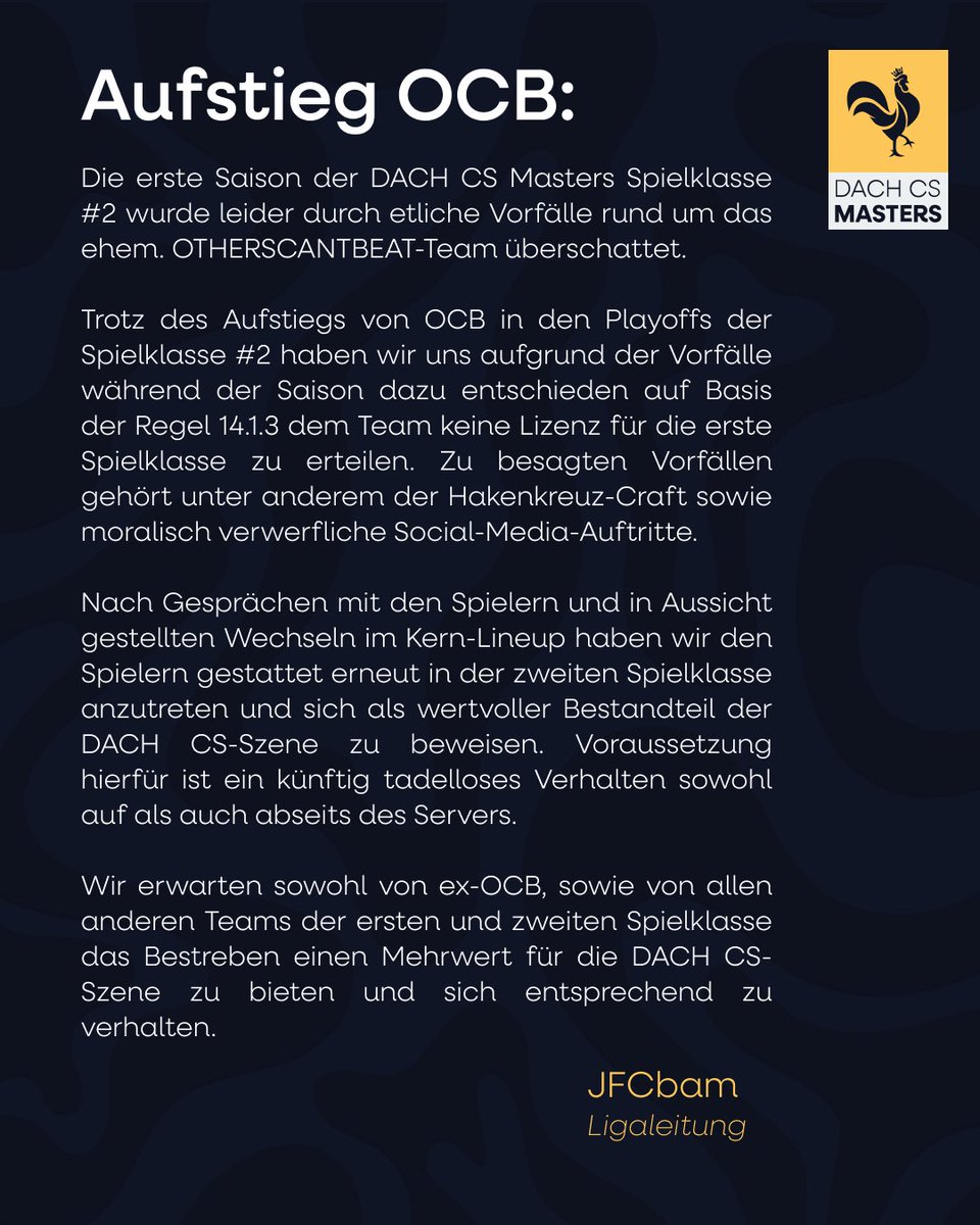 DACH CS Masters tweet media