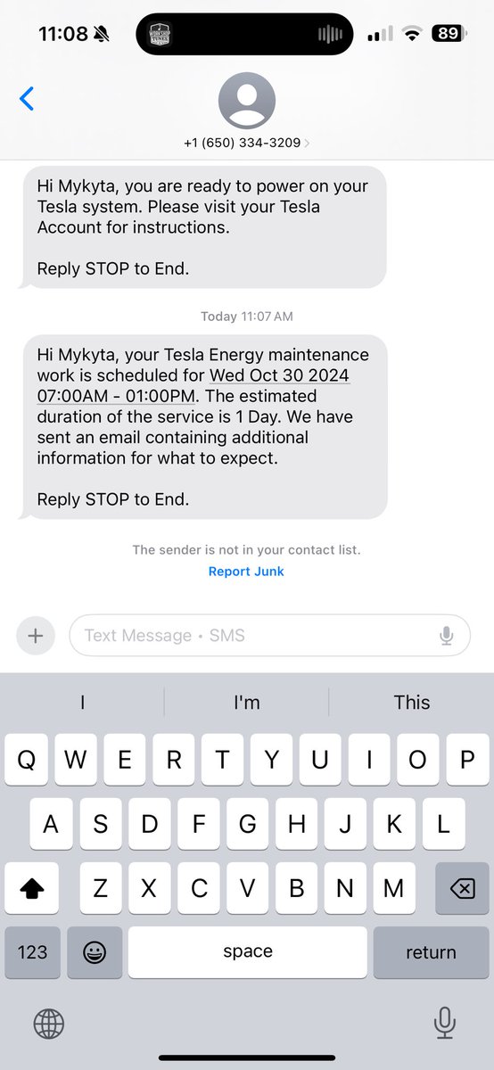 NSUnimplemented's tweet photo. I mean, who the hell knows whether I am going to be at home 7AM-1PM in 3+ months from now? (Today is July 23)

Doing calendar and time management, but not that far in advance?!

No Solar or Battery Backup for house until then! https://t.co/MZZtbB92QQ