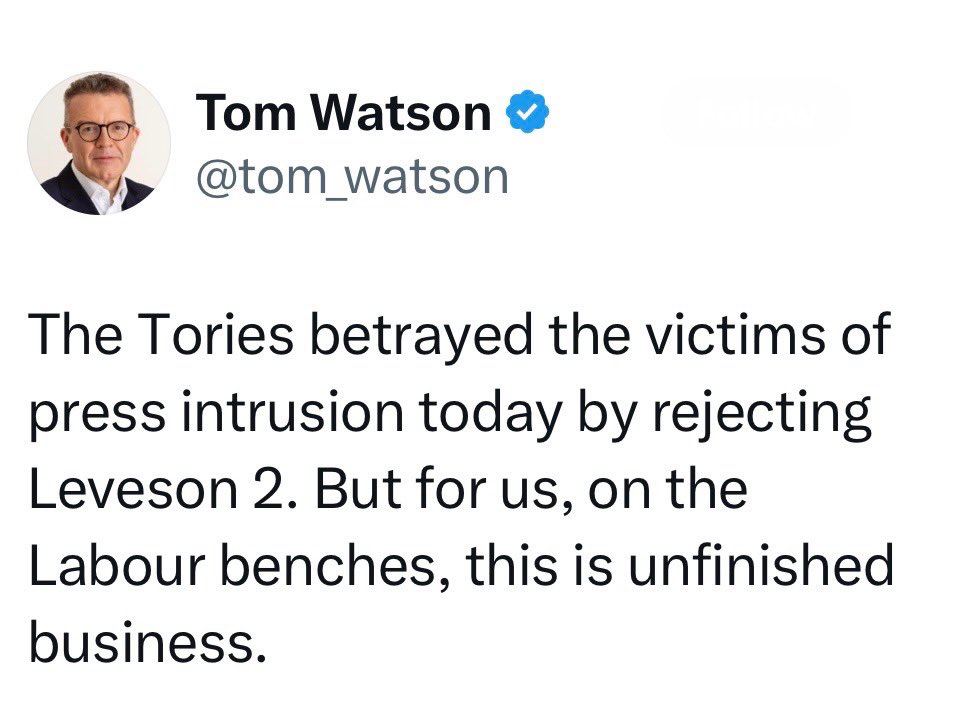 Labour today formally scrapped Leveson Two.