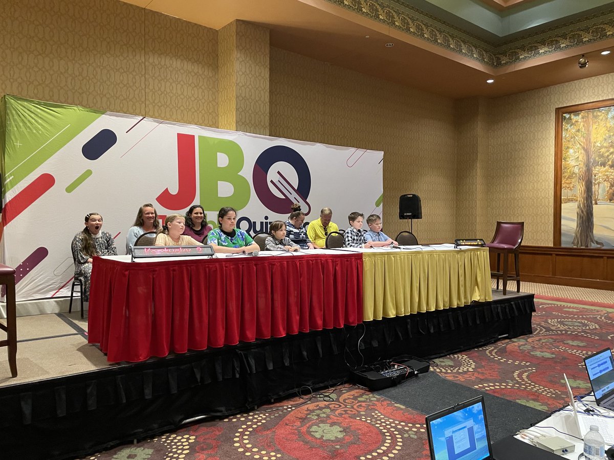 rob5kn's tweet photo. KENTUCKY 2 &amp; Arkansas 2 are quizzing now at the North American Junior Bible Quiz Finals in Branson, MO. #NAJBQF2024 ⁦@stevelcannon⁩ ⁦@CM_UPCI⁩ ⁦@marsh_ter⁩ ⁦@UPCIORG⁩ ⁦@BibleGreater⁩ ⁦@larry_garrity⁩ ⁦@realHoustonKnox⁩ https://t.co/mbJf9vqdyH