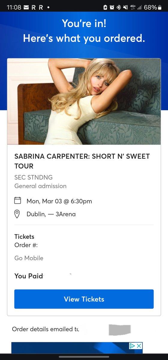 ColeenDoesLife's tweet photo. Me trynna convince myself that I'm God's favourite child. But really, I'm just a persistent Lil bitch 💀 see you in Dublin @SabrinaAnnLynn 😊💃 https://t.co/YNH07eeMZX