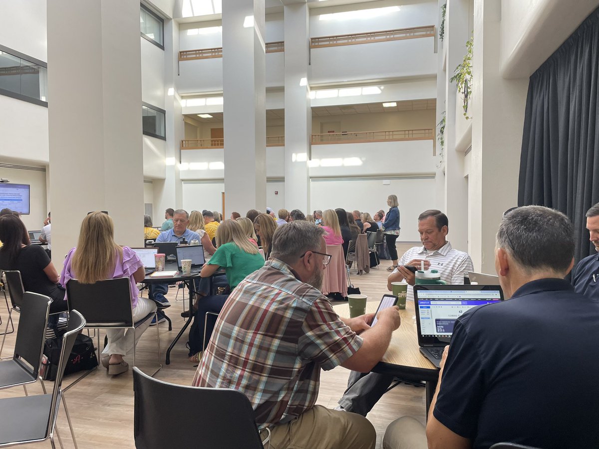 brosenbalm's tweet photo. The @AppstateRCOE loves having our public school partners utilize our App State Boone and Hickory campuses for their events! I enjoyed working with Dr. @Mstover23, @arlabc, @FredWhalen and their team in @catawbaschools to help support their summer Admin Retreat this week!💙🧡 https://t.co/GN5TS1I1FU
