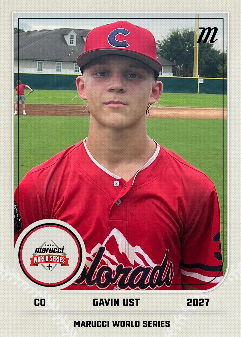 ⭐️Player of the Game⭐️

Colorado Baseball Academy 
#Marucciworldseries2024