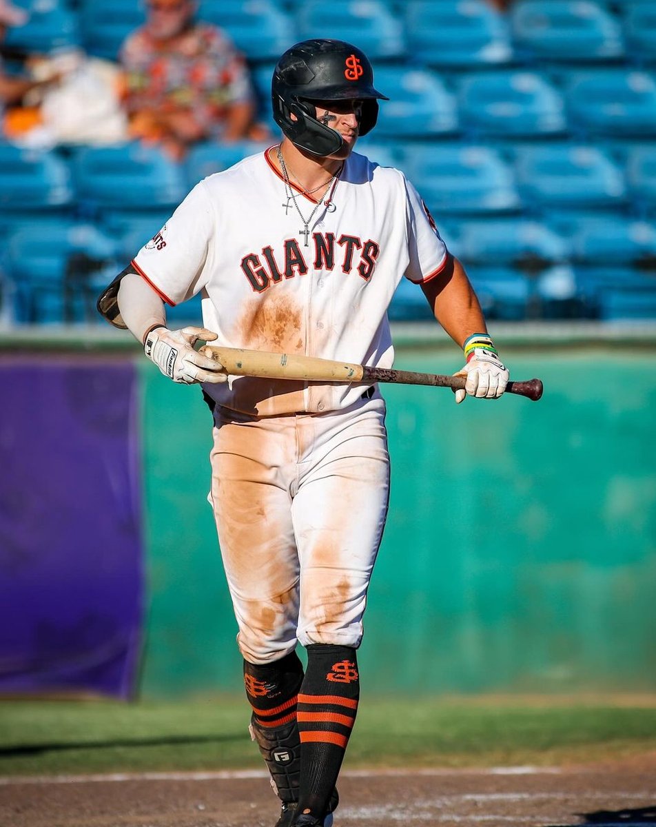 Congrats to <a href="/cszykown/">Charlie Szykowny</a> on his promotion to High-A! 👏
Leading #CaliforniaLeague with a .340 AVG tends to get you noticed. 

.340/.405/.505, 16 2B, 6 3B, 2 HR, 38 RBI, 32 R, 70 H in 54 G at Low A. 😤🔥

#CharlieSzykowny #SFGiants #MiLB <a href="/HomewoodBat/">HOMEWOOD BAT</a> <a href="/FranklinSports/">Franklin Sports</a> 

📸 <a href="/SJGiants/">San Jose Giants</a>