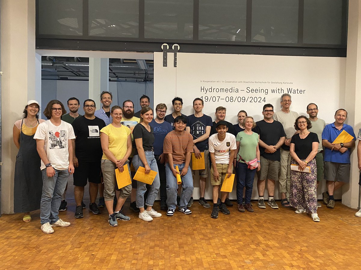 Today we had our Betriebausflug 2024, a great day for the team which included visits to the Wasser- und Brunnenmuseum in Karlsruhe and to the exhibition Hydromedia – Seeing with Water 

<a href="/KITKarlsruhe/">Shmoopy</a> 
stadtwerke-karlsruhe.de/de/unternehmen…
hydromedia.org
@hfg_karlsruhe 
#wasser #water