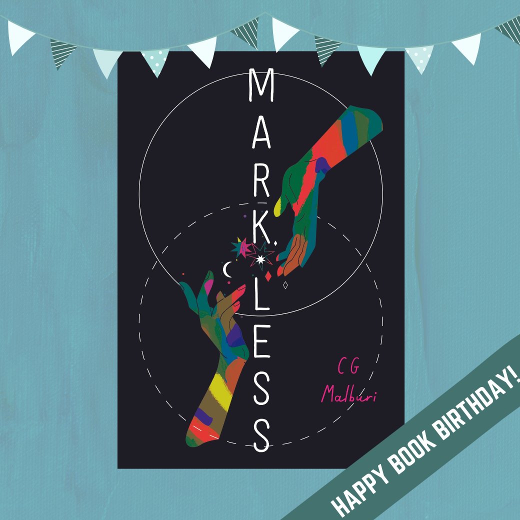 Happy Book Birthday to <a href="/CGMalburi/">CG Malburi MARKLESS (July 23!)</a>! 🥳

We're so excited for everyone to dive into this thrilling fantasy world!

<a href="/trydzinski/">Tamar Rydzinski</a> <a href="/LevineQuerido/">Levine Querido</a>