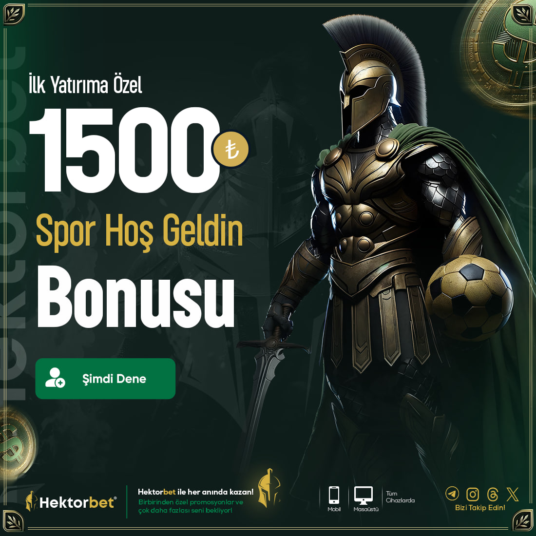 ⛹️‍♂️ Tüm Spor Karşılaşmalarına Bahisini Yap Kazancını Servete Dönüştür!

✨ KAZANCINI SERVETE DÖNÜŞTÜR (cutt.ly/hektorgir)
💫 BİZİ SOSYAL MEDYADA TAKİP EDİN (heylink.me/hektorbet)