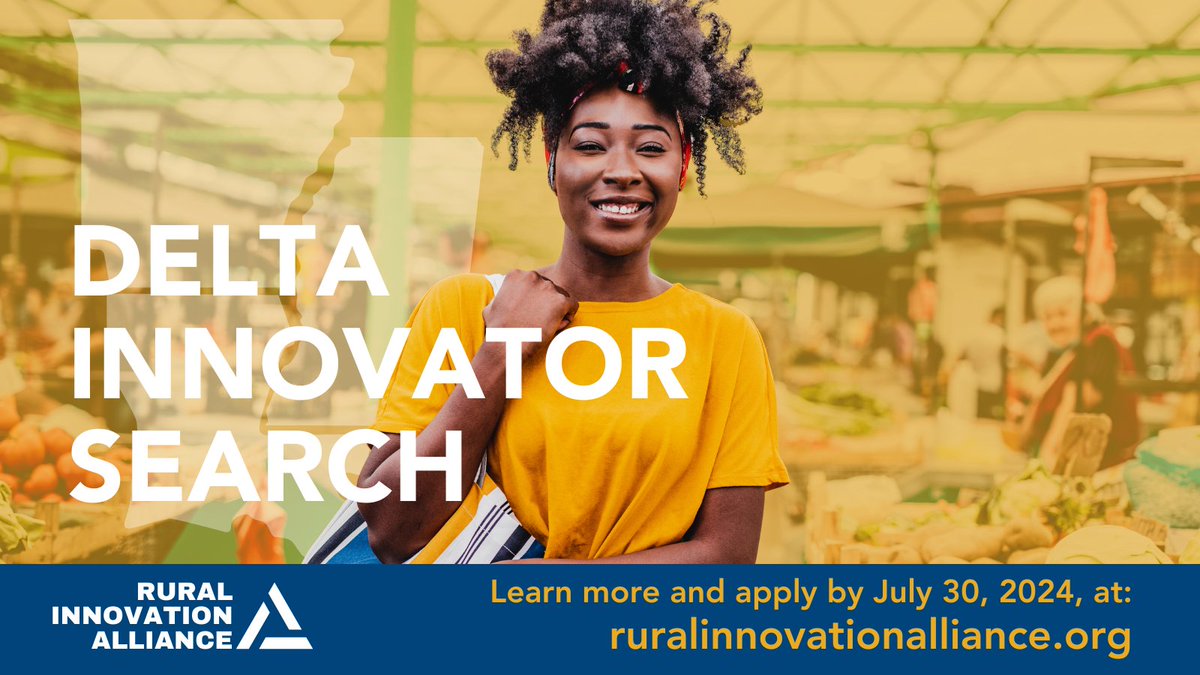 ACHI_Net's tweet photo. Do you have an idea that could help improve the economy and health of the #Delta region? The #DeltaInnovatorSearch is offering cash prizes and other supports. Learn more at: https://t.co/5Vo18vhPXm https://t.co/BOMJqPOkZS