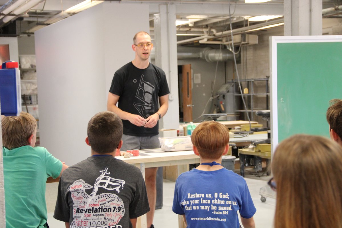 ClassicalLuthEd's tweet photo. Did you know that this year's #CCLEXXIV summer conference features a Scholasticus program for children ages 13 and older? While adults are attending sessions, our young adults are enjoying specialized sessions such as this ceramics class! #ccle #classicallutheraneducation https://t.co/FErkROFQl5