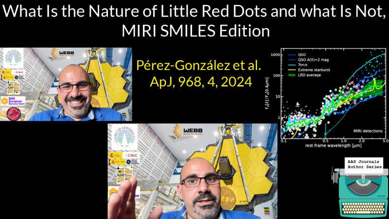 AAS_Office's tweet image. NEW Video! Pablo Pérez-González (Instituto Nacional de Técnica Aeroespacial) chats about galaxies: youtube.com/watch?v=J45xyr…

The goal of the AAS Journals Author Series is to connect authors w/their article, their human story &amp;amp; the larger #astronomy community. #ExploreAstronomy