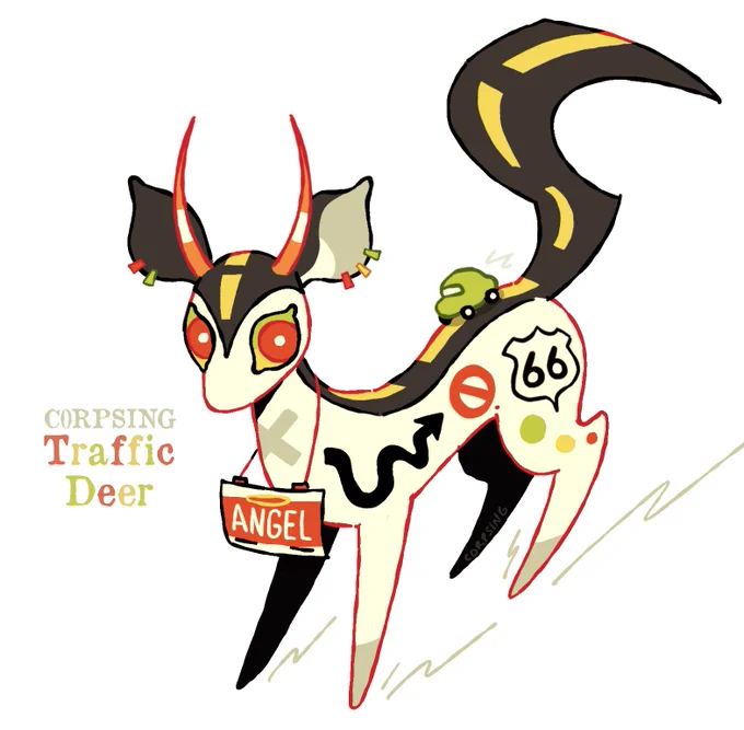traffic deer adopt info below! 