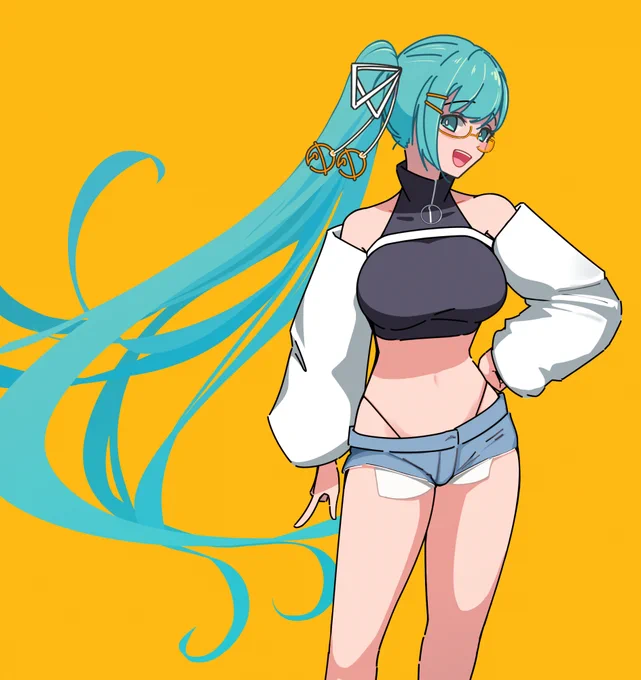 布面積多い方と一応描いてた靴