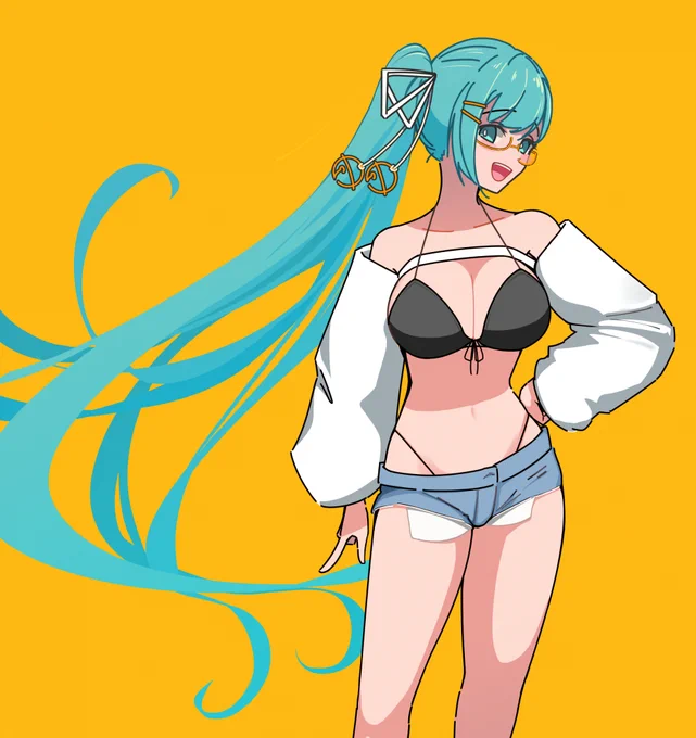 布面積多い方と一応描いてた靴