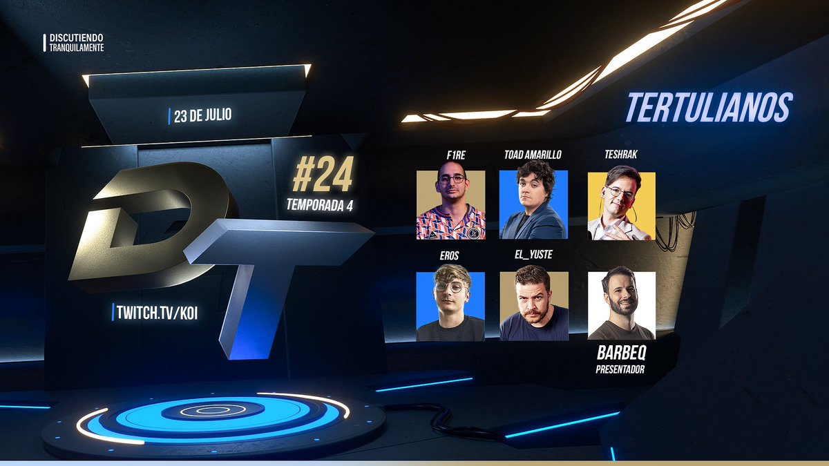 MovistarKOINOW's tweet photo. Tenemos #DT24 para rematar el martes 😎
A la que acabe la jornada de #LEC, nos vemos en nuestro canal de Twitch 🫡
#SomosMovistarKOI https://t.co/E23rLFMDp9