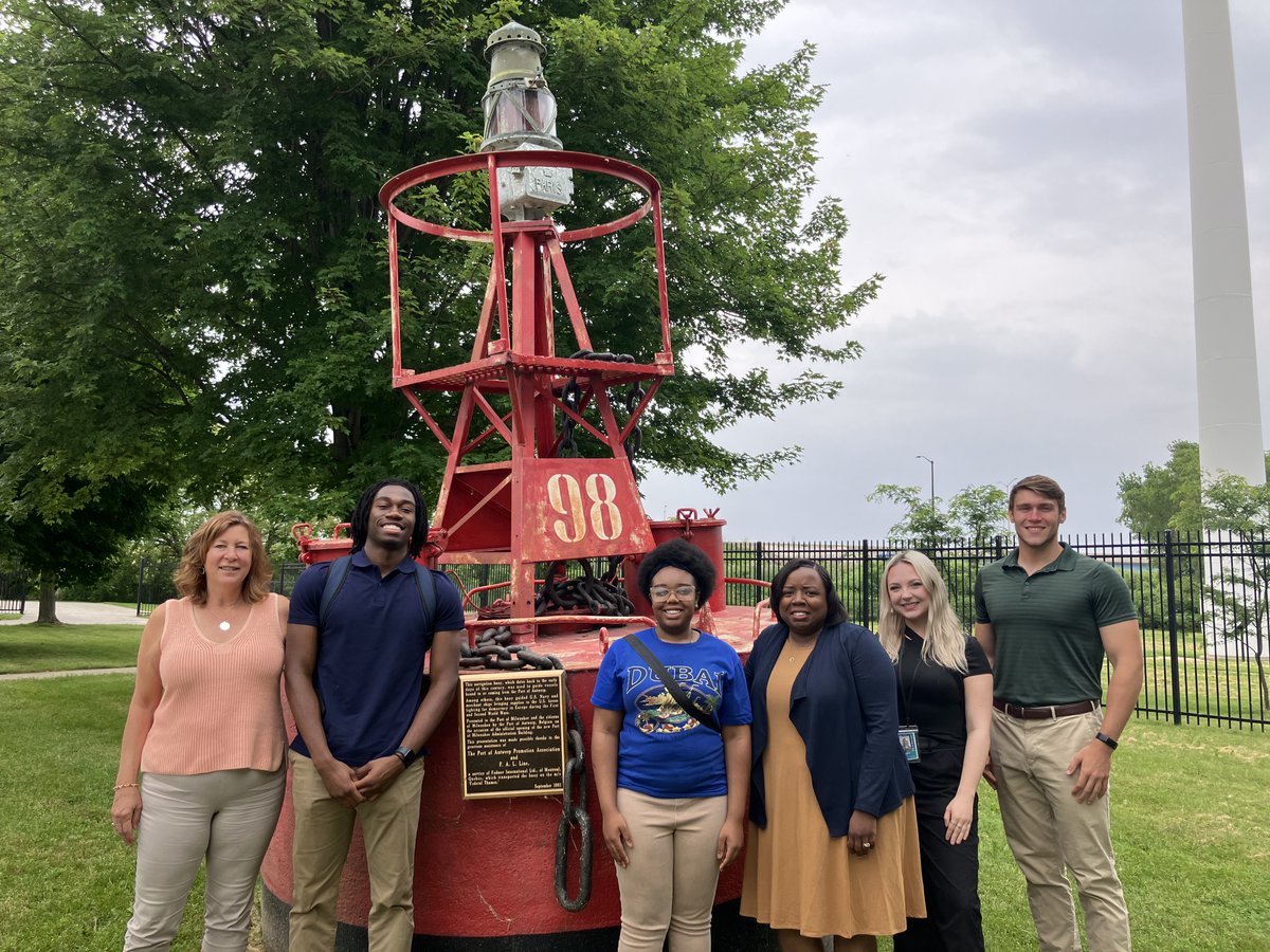 MilwaukeeDCD's tweet photo. DCD thanks @PortMilwaukee for taking two of our department's summer youth interns, Zion and Rasauna, on a tour today. They learned about the Port's mission and its rich history. They also got to see the @PearlSeas  cruise ship, Pearl Mist. 

Thank you, Port Milwaukee! https://t.co/Hx2CqpI0Bs