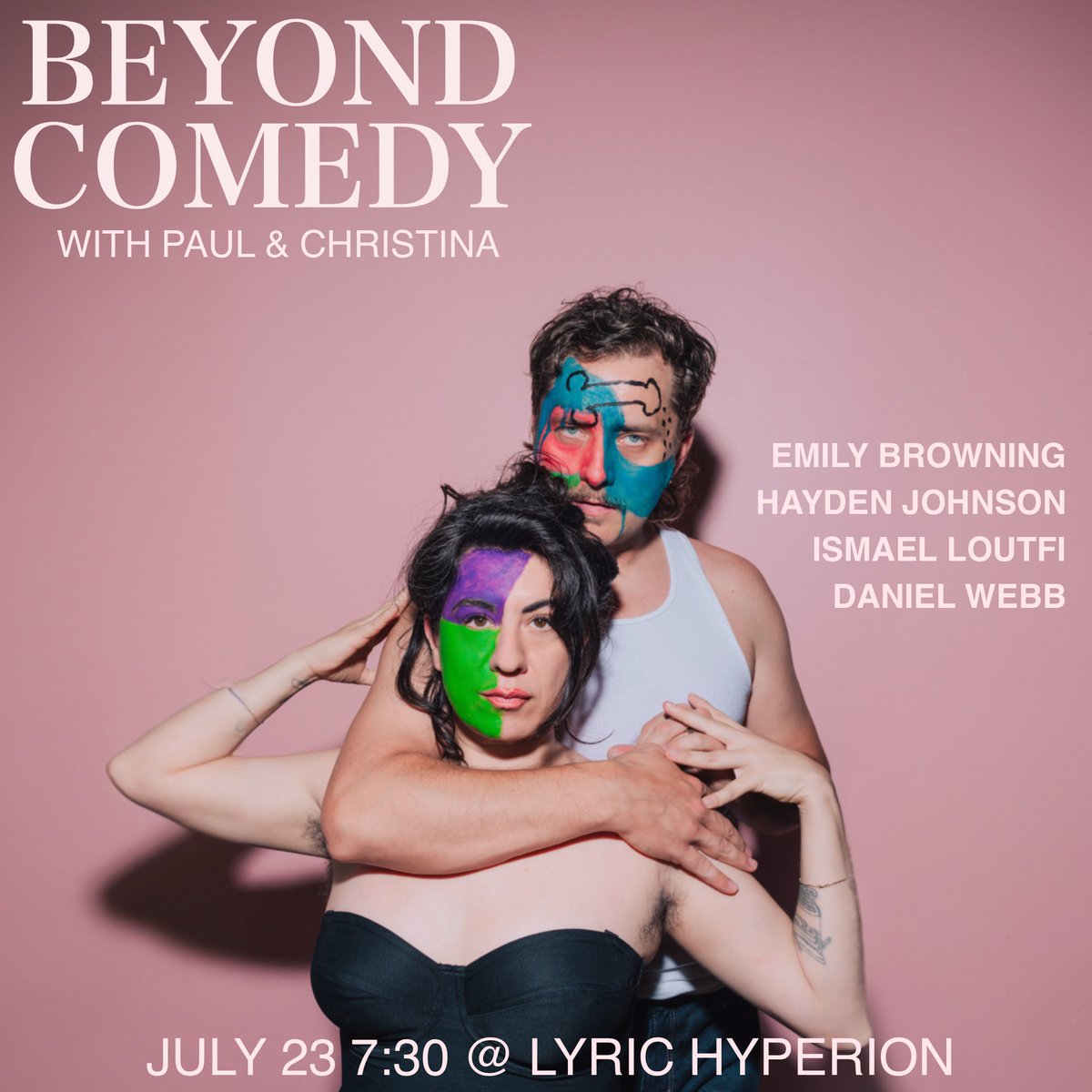 Paul Danke (@pauldanke) on Twitter photo Bringing you a new show with @xtina_catherine to the <a href="/LyricHyperion/">The Lyric Hyperion</a>
prod by <a href="/mfjakekroeger/">Jake Kroeger</a>
BEYOND COMEDY
eventbrite.com/e/beyond-comed… Bringing you a new show with @xtina_catherine to the <a href="/LyricHyperion/">The Lyric Hyperion</a>
prod by <a href="/mfjakekroeger/">Jake Kroeger</a>
BEYOND COMEDY
eventbrite.com/e/beyond-comed…