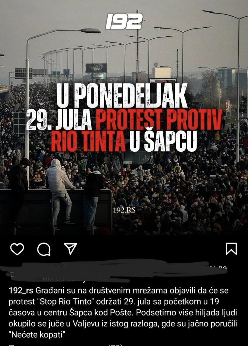 Ako se pitate ko je organizator, evo vam odgovor:

Organizator je svako ko voli Šabac i spreman je da ga sačuva ❤️💙🤍

Ajmo RT, da se vidimo!