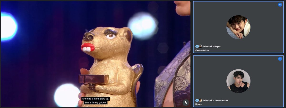 motmot bbt part 1. 😗

(we'll be watching eeaao and sparks camp tomorrow.)