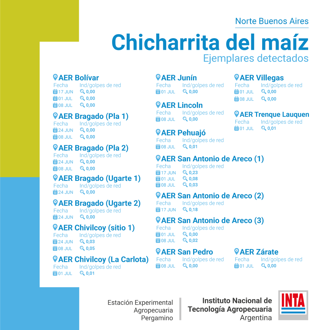 🔎 Estado de situación de la chicharrita del maíz en el norte bonaerense
INTA Pergamino articula los muestreos que se realizan junto a las Agencias de Extensión Rural en la región.
📍 El informe completo aquí >>
argentina.gob.ar/noticias/estad…