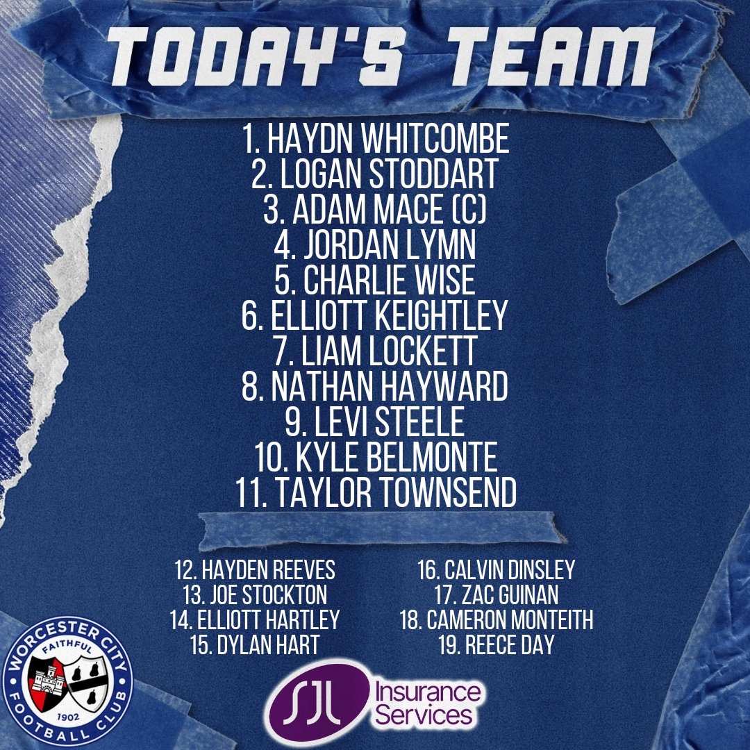 WorcesterCityFc's tweet photo. Here's your City squad for this evening's pre-season friendly vs Bishops Cleeve - Kick off is 7:45pm 🔵⚪ https://t.co/wg7wuozFj8