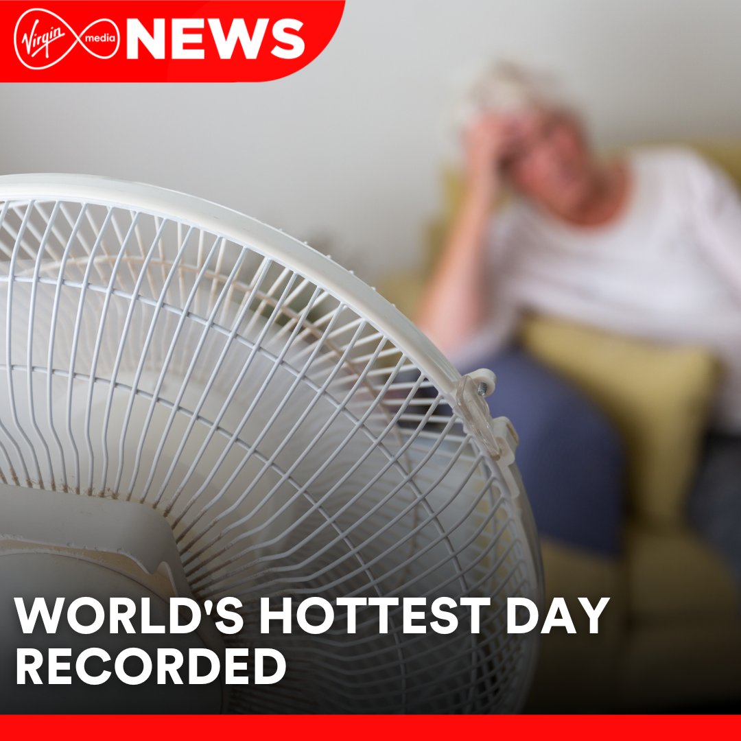 VirginMediaNews's tweet image. Last Sunday marked the hottest day ever recorded globally, with average surface air temperatures reaching 17.09°C, surpassing the previous record set last July. 
For more, watch VMTV News at i.mtr.cool/yavmflgbkg
#VMTVNews #Ireland #ClimateChange #RecordTemperatures