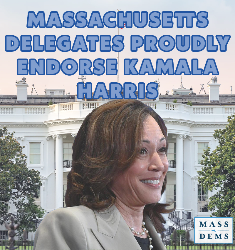 The Massachusetts national delegation is proud, honored, and fired up to stand with <a href="/KamalaHarris/">Kamala Harris</a> 💙